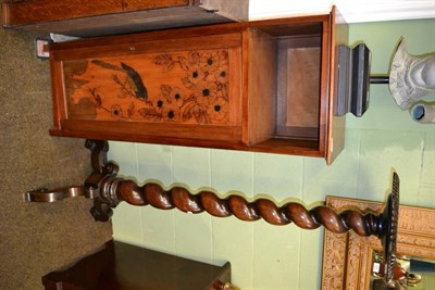 Lot 1222 - Pair of inlaid French cabinets