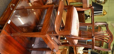 Lot 1253 - A Chippendale style mahogany high chair