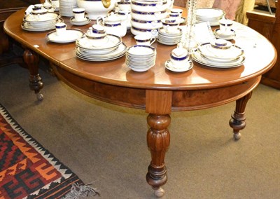 Lot 1270 - Victorian mahogany extending dining table