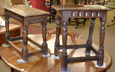 Lot 1304 - Two coffin stools