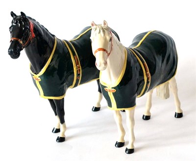 Lot 14 - Beswick Champion Welsh Mountain Pony, freestanding, model No. A247, BCC-1999, black gloss; together