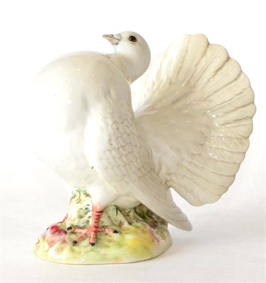 Lot 17 - Beswick Fantail Pigeon, model No. 1614, white gloss