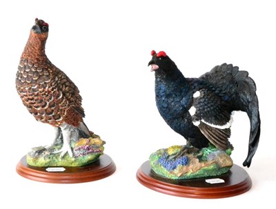 Lot 68 - Border Fine Arts Game Birds 'Red Grouse', style two, model No. A1279 by John Brown, on wood...