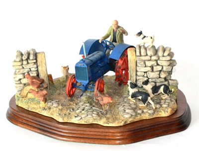 Lot 77 - Border Fine Arts 'New Technology Arrives Today' (Fordson Tractor), model No. JH46 by Ray Ayres,...