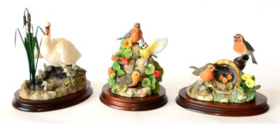 Lot 85 - Border Fine Arts Society figures 'The Joys of Spring' (Two Robins nest in Teapot), model No....