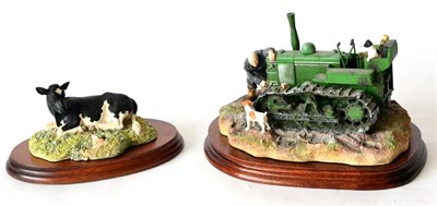 Lot 87 - Border Fine Arts 'Starts First Time' (Fowler Diesel Crawler Mark VF), model No. B0702 by Ray Ayres