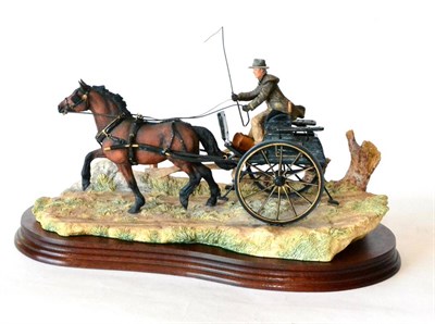 Lot 94 - Border Fine Arts 'The Country Doctor' (Man and Gig), model No. JH63 by Ray Ayres, limited...