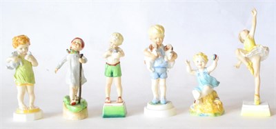 Lot 118 - Royal Worcester Days of the Week 'Monday's Child is Fair of Face', model No. 3519A, B5;...