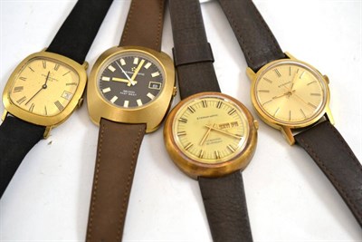 Lot 294 - Four Eterna-Matic wristwatches