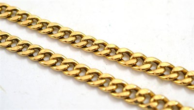 Lot 308 - A 9ct gold necklace