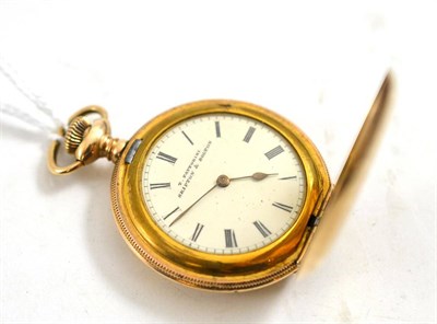 Lot 354 - A small gold plated pocket watch