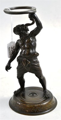 Lot 358 - A bronze of Silenus