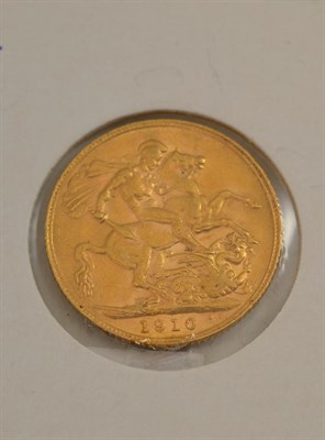 Lot 495 - A full Sovereign dated 1910