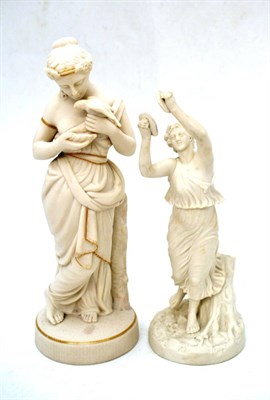 Lot 560 - Two Parian figures