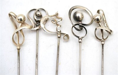 Lot 561 - Five Charles Horner hat pins