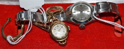 Lot 572 - A steel Tudor lady's wristwatch and a 9ct Rotary lady's wristwatch (2)