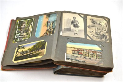 Lot 650 - Two albums of mixed postcards