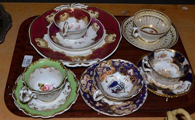 Lot 763 - Tray of 19th century English ceramics