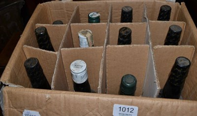 Lot 1012 - Twelve bottles of sherry