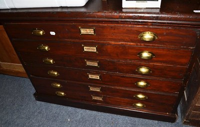 Lot 1051 - A large plan chest