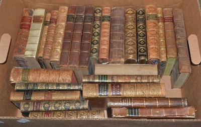 Lot 1064 - A collection of books in leather bindings (three boxes)