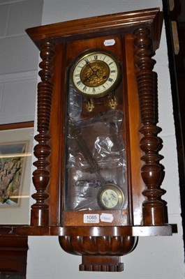 Lot 1085 - Vienna style wall clock (no cresting)