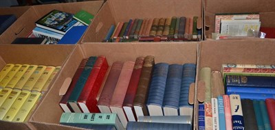 Lot 1118 - A large collection of books, including: a run of Wisden's Cricketers' Almanack (in thirteen boxes)