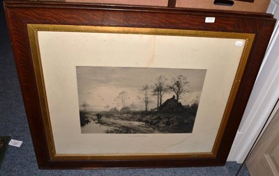 Lot 1137 - A pair of etchings - ";The Waning Day"; and ";The Mid-Day Rest"