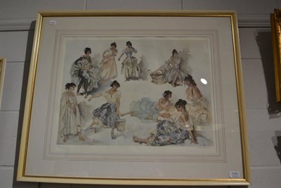 Lot 1143 - After Sir William Russell Flint RA, PRWS, RSW, ROI, RE, NS (1880-1969) ";Variations IV";,...