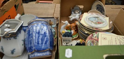 Lot 1163 - Beswick Beatrix Potter figures, Pendelfin figures, Lladro child in a cradle, quantity of collectors