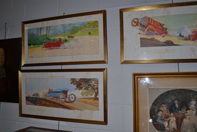 Lot 1194 - Three racing prints