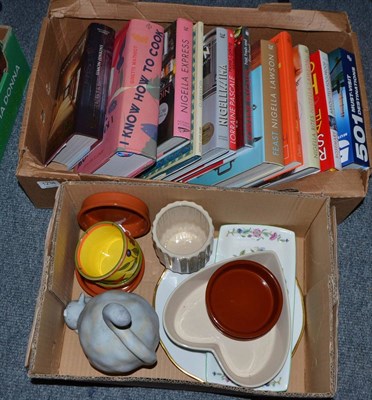 Lot 1234 - A collection of modern cookery books including Nigella and modern pottery etc (2 boxes)