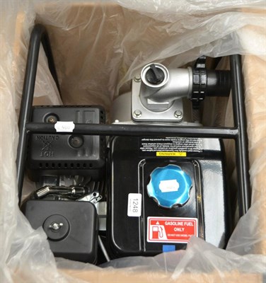 Lot 1248 - Petrol water pump (boxed)