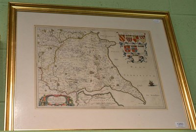 Lot 1260 - Blaeu (J) Ducatus Eboracensis Pars Orientalis, The East Riding of Yorkeshire, early...