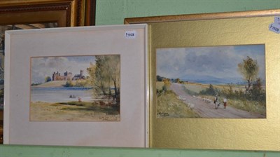 Lot 1269 - John Blair (1850-1934) ";At Whitsome"; and ";Linlithgow";, each signed and inscribed,...