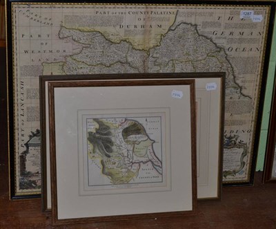 Lot 1287 - Three maps of Yorkshire