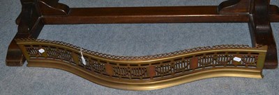 Lot 1366 - Georgian brass fender