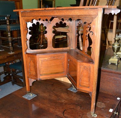 Lot 1373 - Moorish style Edwardian desk