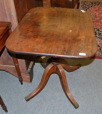 Lot 1374 - A 19th century mahogany table