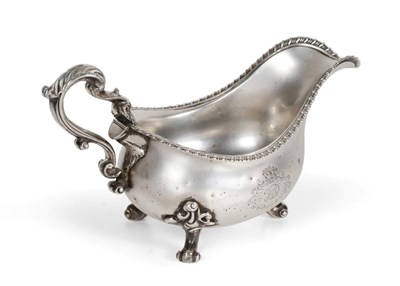 Lot 532 - An Unusual George IV Silver Double Walled Sauceboat or Argyle, Robert Hennell, London 1828, of...