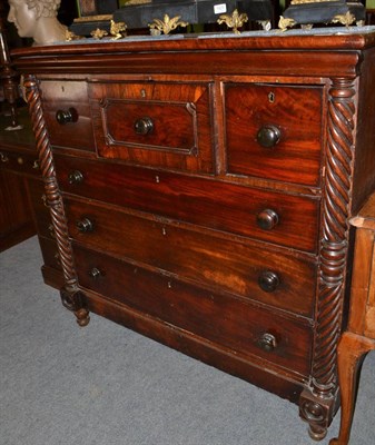 Lot 1424 - Victorian mahogany Scotch chest