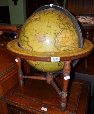 Lot 1435 - A The National New Terrestrial Globe, William Smith, London on an oak stand