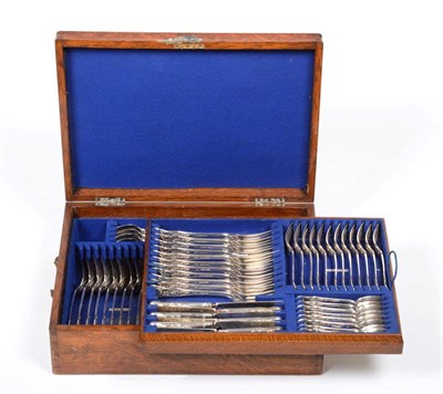 Lot 552 - A Service of William IV Silver King's Pattern Flatware, Mary Chawner, London 1837 (William Duty...