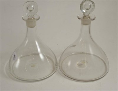 Lot 94 - Two ship's decanters