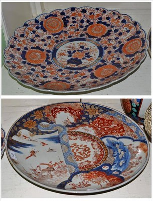 Lot 126 - Two late 19th century Japanese chargers