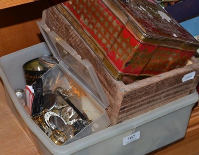 Lot 167 - A large collection of assorted clock and watch parts, repairs