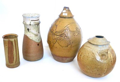 Lot 25 - Four studio pottery vases by Michael Casson