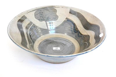 Lot 28 - A large Michael Casson tree landscape bowl