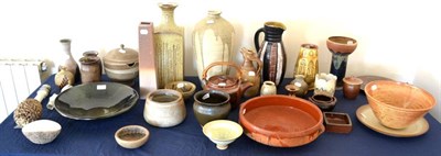 Lot 40 - A large quantity of studio pottery