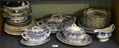 Lot 161 - A group of 19th century dinner and dessert wares